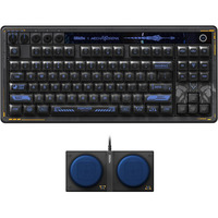 8BitDo Retro 87 Mechanical Keyboard - Mecha BREAK Zwart, US lay-out (QWERTY), Kailh Box Jellyfish Pro Glaze, 80% (TKL)	, ABS keycaps, Hot-swap, Bluetooth LE 5.0, Wireless 2.4GHz, USB