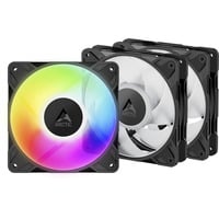 ARCTIC P12 Pro A-RGB case fans Zwart, 3 stuks, 120 x 120 x 25 mm, PWM