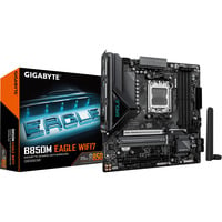 GIGABYTE B850M EAGLE WIFI7 socket AM5 moederbord Zwart, RAID, Wi-Fi 7, BT, 2.5 Gb-LAN, Sound, µATX