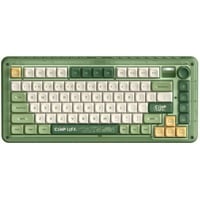 Iqunix ZX75 Camping Wireless Mechanical Keyboard Groen, US lay-out (QWERTY), Cherry MX Brown, 75%, RGB leds, Hot-swappable, Double-shot PBT, 2.4GHz | Bluetooth 5.1 | USB-C
