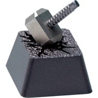 Keychron Hammer Aluminum Alloy Artisan Keycap keycaps Zwart/zilver