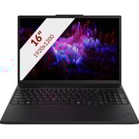 Lenovo ThinkPad P16s Gen 3 (21KS000GMH) 16"  laptop Zwart | Core Ultra 7 155H | RTX 500 | 32 GB | 1 TB SSD | Touch