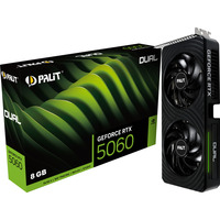 Palit GeForce RTX 5060 Dual grafische kaart DLSS 4, 3x DisplayPort, 1x HDMI 2.1