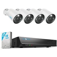 Reolink RLK8-1200B4-A-4MM beveiligingsset beveiligingscamera Wit, 4 stuks, 12 MP, PoE, 2 TB