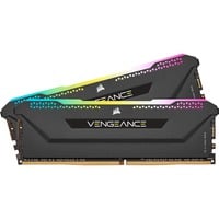 Corsair 16 GB DDR4-3200 (2x 8 GB) Kit werkgeheugen Zwart, CMH16GX4M2E3200C16, Vengeance RGB PRO SL, XMP 2.0