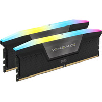 Corsair 64 GB DDR5-6000 (2x 32 GB) Kit werkgeheugen Zwart, CMH64GX5M2D6000C40, Vengeance, RGB, XMP 3.0