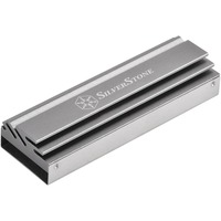 SilverStone TP04 Aluminum alloy M.2 SSD cooling kit heatsink Zilver