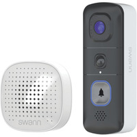 Swann EVO draadloze videodeurbel + SwannShield AI Voice Assistant Zwart