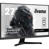 iiyama G-Master G2755HSU-B1 27" gaming monitor Zwart, HDMI, DisplayPort, Sound