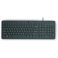 HP 150 Wired Keyboard (664R5AA) Zwart, EU lay-out (QWERTY), 100%