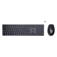 HP 650 draadloze toetsenbord- en muiscombinatie, desktopset Zwart, EU lay-out (QWERTY), Membraan, 4000 dpi, 2.4 GHz