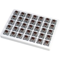 Keychron Mechanical Brown Switch-Set keyboard switches bruin/transparant, 35 stuks