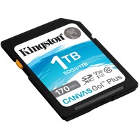 Kingston Canvas Go! Plus SDXC 1 TB geheugenkaart Zwart, UHS-I U3, Class 10