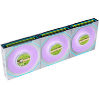 Lian Li UNI FAN SL-INF LCD FLEX Reverse 120 Wireless RGB case fans Wit, 3 stuks, 120 x 124 x 28 mm, PWM, 3 stuks