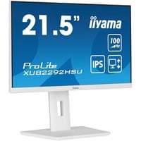 iiyama ProLite XUB2292HSU-W6 21.5" monitor Wit, 100Hz, HDMI, DisplayPort, USB, Audio, AMD FreeSync