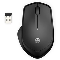 HP 280 Silent Wireless Mouse Zwart, 1200 dpi