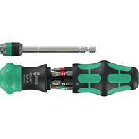 Wera bitset Zwart/groen