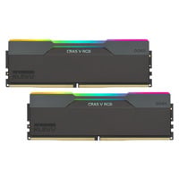 KLEVV CRAS V RGB 32 GB DDR5-6000 (2x 16 GB) werkgeheugen Zwart, KD5AGUA80-60A300G, XMP, EXPO