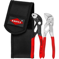KNIPEX Mini-tangenset in gereedschapsriem Rood/zwart