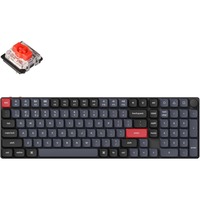 Keychron K17 Pro-H1, toetsenbord Zwart, US lay-out, Gateron Low Profile Mechanical Red, 96%, RGB leds, hot swap, Low-profile double-shot PBT, Bluetooth 5.1, Knob