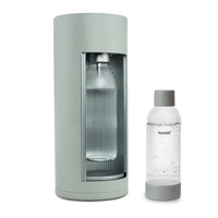 Mysoda Glassy Pigeon bruiswatertoestel Lichtgrijs, Excl. CO2-gascilinder - met glazen en PET fles