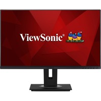 ViewSonic VG2748A-2 Frameless monitor 27" Zwart (mat)/zilver, 1x DisplayPort, 1x HDMI, 1x VGA, 4x USB-A