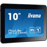 iiyama ProLite TF1015MC-B3 10.1" touchscreen monitor Zwart, Touch, VGA, HDMI, DisplayPort, LAN, USB