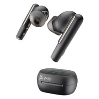 HP Poly Voyager Free 60+ UC M Carbon Black Earbuds  headset Zwart, Incl. BT700 USB-C-adapter + oplaadcase met touchscreen