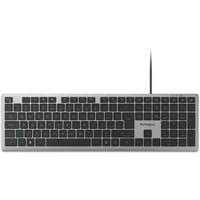 Kensington KB515 EQ USB-C/USB-A Wired Keyboard Grijs, US-International lay-out (QWERTY), Scissor switches, 100%