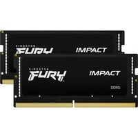 Kingston FURY Impact 32 GB DDR5-6400 (2x 16 GB) laptopgeheugen Zwart, KF564S38IBK2-32, SO-DIMM, XMP 3.0