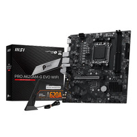 MSI PRO A620AM-G EVO WIFI socket AM5 moederbord RAID, 2.5Gb-LAN, Wifi, BT, Sound, µATX