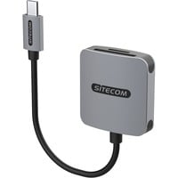 Sitecom USB-C kaartlezer UHS-I (104MB/s) Grijs