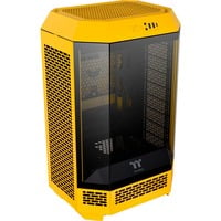 Thermaltake The Tower 300 - Bumblebee mini tower behuizing Donkergeel | 3x USB-A | Tempered Glass