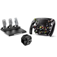 Thrustmaster T598 Servo Base + Formula Wheel Add-on Ferrari SF-25 Edition + Raceline Pedals III LC stuur Zwart, Basis, stuur en pedalen