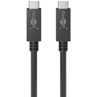 goobay USB-C PD oplaad- en synchronisatiekabel 100W Zwart, 0,5 meter