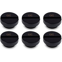 Alphacool Eiszapfen Fitting G1/4 verbinding Zwart, 6 stuks