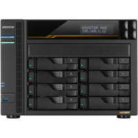 Asustor Lockerstor 8 Gen3 AS6808T nas Zwart