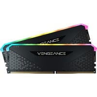 Corsair Vengeance RGB RS 32 GB DDR4-3200 (2x 16 GB) werkgeheugen Zwart, CMG32GX4M2E3200C16, XMP 2.0