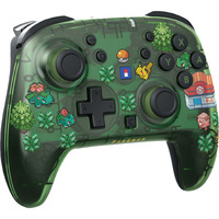 HORI Wireless HORIPAD Turbo - Pokémon Pixel Green gamepad Groen/transparant, Nintendo Switch 2, Nintendo Switch, Nintendo Switch – OLED-Model, Nintendo Switch Lite, Bluetooth 5.0