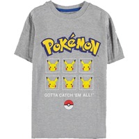  Pokémon: Pika Expressions Kids T-Shirt Grijs, Kids 134