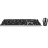 ACT Connectivity Draadloze set met toetsenbord en muis desktopset Zwart, 100%, 800 - 1600 DPI