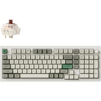 Keychron Q5 Max-P3 RGB mechanisch toetsenbord Wit, US lay-out (QWERTY), Gateron Jupiter Brown, 96%, RGB leds, KSA double-shot PBT, hot swap, Knob, 2.4GHz | Bluetooth 5.1 | USB-C