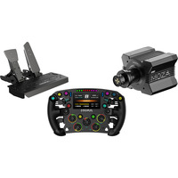 MOZA R12 V2 + FSR 2 + SR-P bundel Zwart, Basis, stuur en pedalen