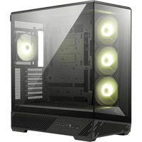 MSI MAG PANO 130R PZ midi tower behuizing Zwart | 2x USB-A | 1x USB-C | RGB | Tempered Glass