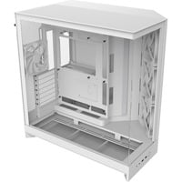 NZXT NZXT H9 Flow (2025) All White midi tower behuizing Wit (mat) | 2x USB-A | 1x USB-C | Window