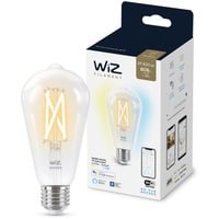 WiZ Filament doorzichtig ST64 E27 led-lamp Wifi + Bluetooth protocol