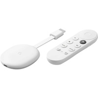 Google Chromecast met Google TV 4K HDR streaming client Wit, HDMI, WLAN, Bluetooth