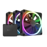 NZXT F120 RGB case fan Zwart, 3 stuks, Incl. Controller