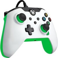 PDP Wired Controller - Neon White Wit/groen, Xbox Series X|S, Xbox One, PC