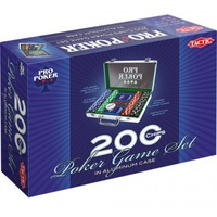 Tactic Pro Poker Case - 200 chips Kaartspel Meertalig, 2 - 8 spelers, 60 minuten, Vanaf 14 jaar